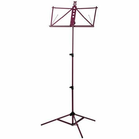PGIK Strukture Deluxe Aluminum Music Stand with Adjustable Tray, Purple S3MS-PP